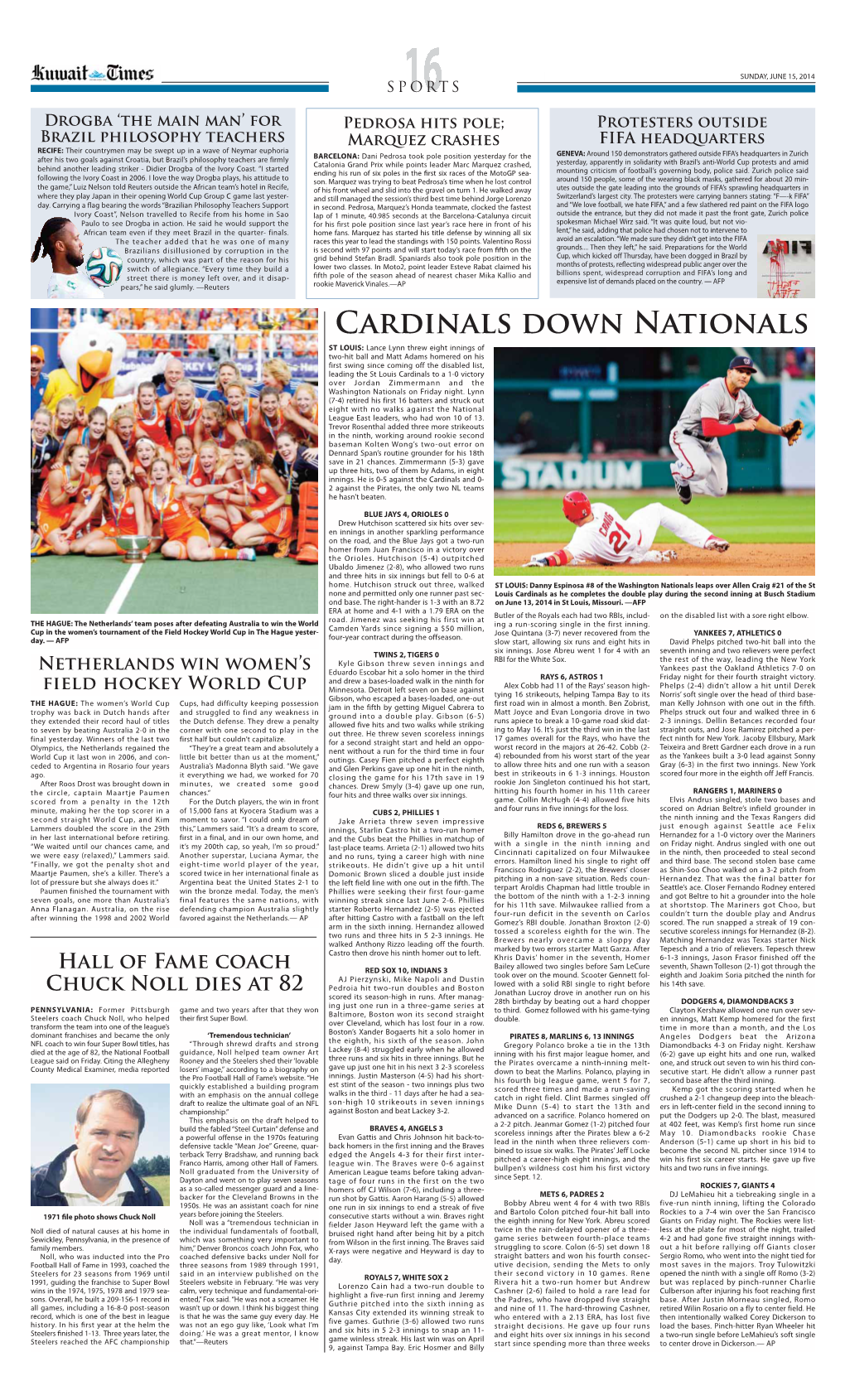 Cardinals Down Nationals