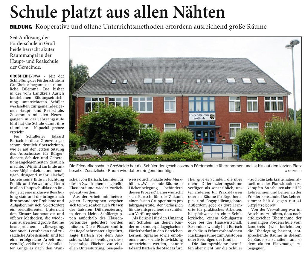 Schule Platzt Aus Allen Nähten