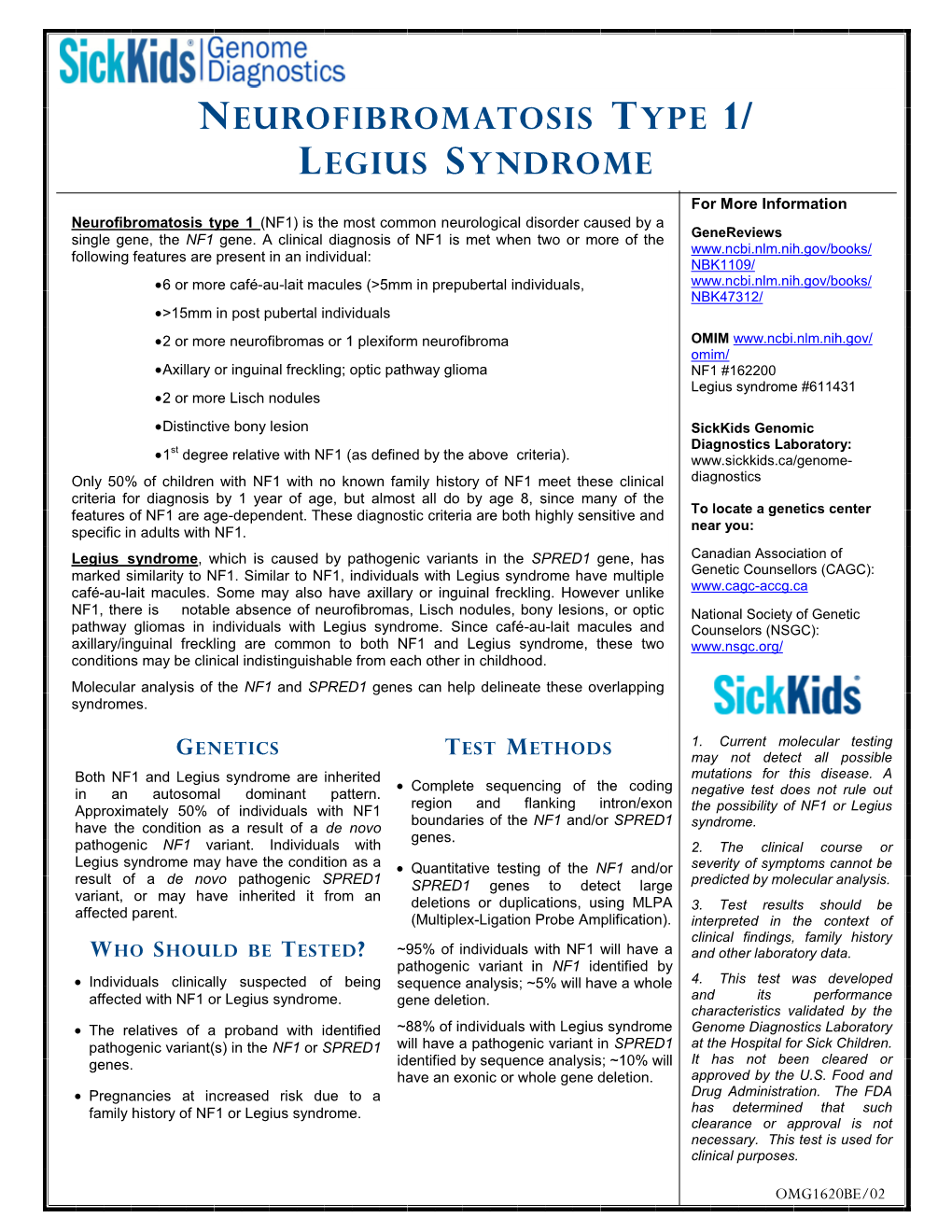 Neurofibromatosis Type 1-Legius Syndrome
