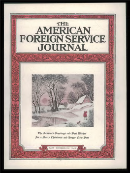 The Foreign Service Journal, December 1932