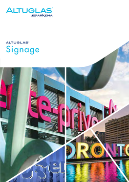 Signage Brochure