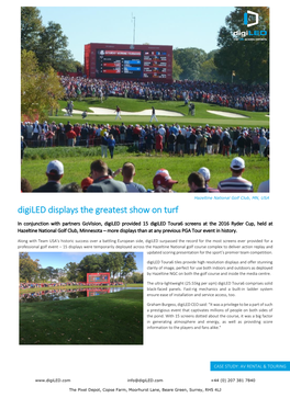 Case Study: Ryder Cup 2016