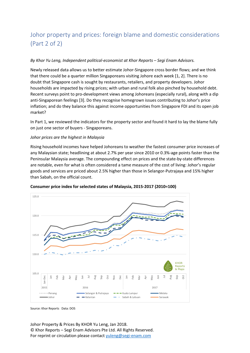 Johor Property and Prices: Foreign Blame and Domestic Considerations (Part 2 of 2)