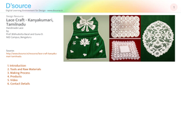 Lace Craft - Kanyakumari, Tamilnadu Handmade Lace by Prof