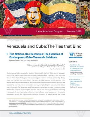 Venezuela and Cuba: the Ties That Bind