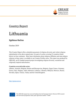 Country Report Lithuania