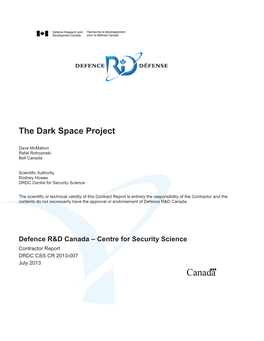 The Dark Space Project