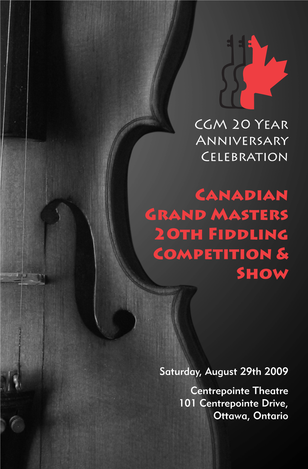 Canadian Grand Masters 20Th Fiddling Competition & Show