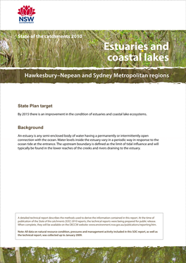Hawkesbury Nepean & Sydney Metropolitan Regions