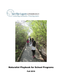 Naturalist Playbook for School Programs