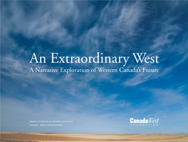 A Narrative Exploration of Western Canada's Future