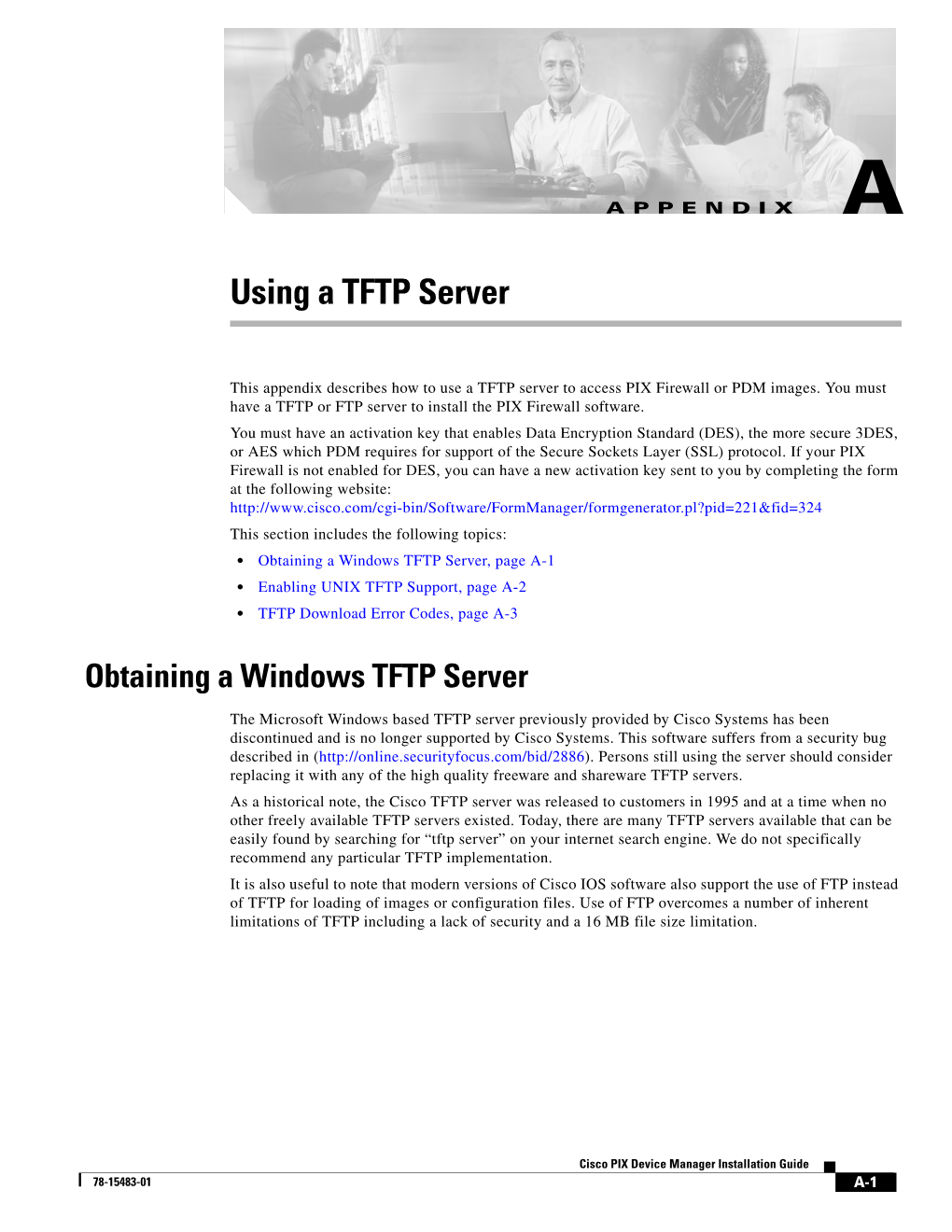 Using a TFTP Server