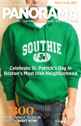 Celebrate St. Patrick's Day in Boston's Most Irish Neighborhood