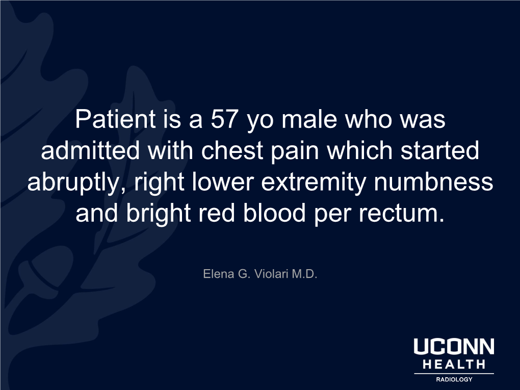 Aortic Dissection Stanford Type A