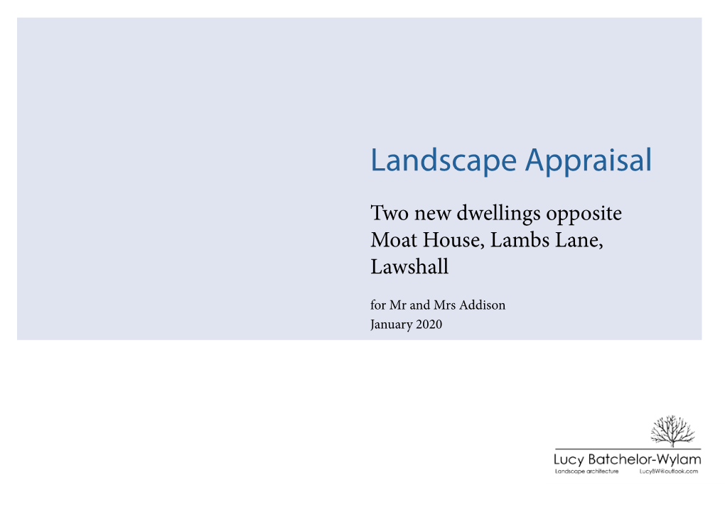 Landscape Appraisal