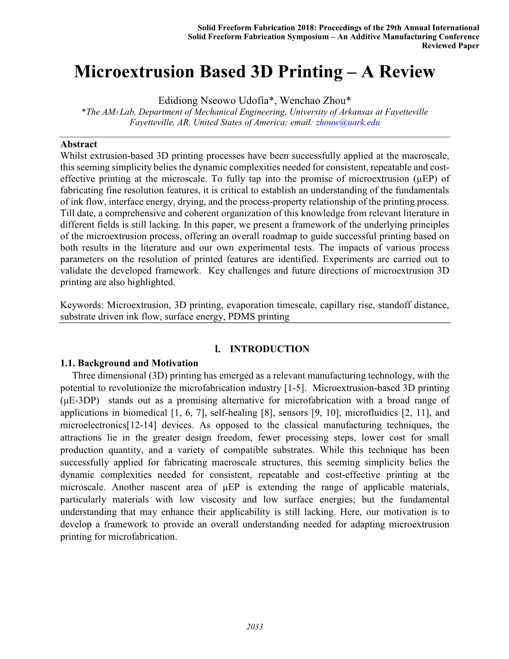 Microextrusion Based 3D Printing–A Review