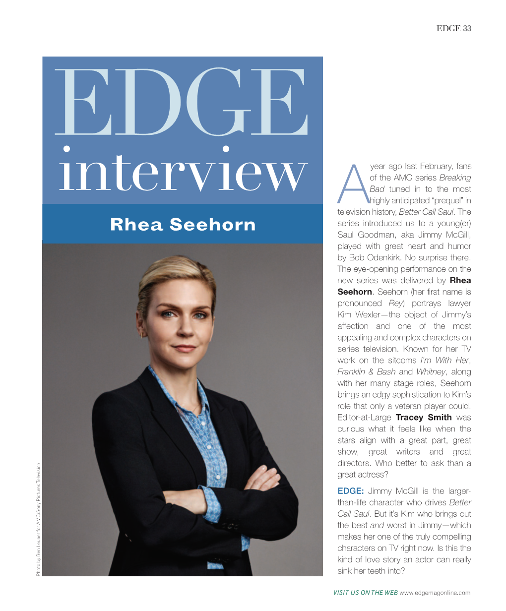 Rhea Seehorn Series Introduced Us to a Young(Er) Saul Goodman, Aka Jimmy Mcgill, Played with Great Heart and Humor by Bob Odenkirk