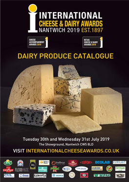 International Cheese & Dairy Awards Nantwich 2019 Est.1897