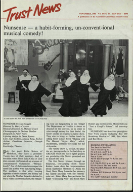 Nunsense - a Habit-Forming, Un-Convent-Ional Musical Comedy!