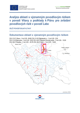 Dokumentace Oblastí S Významným Povodňovým Rizikem DVL 01-01 Vltava - Ř