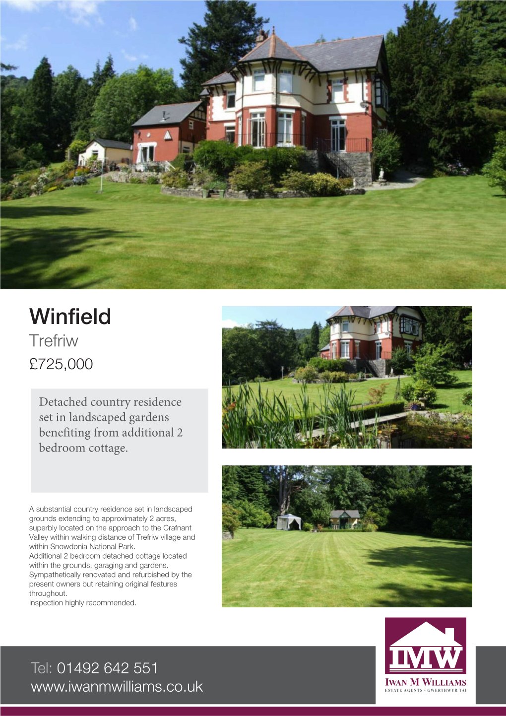 Winfield Trefriw £725,000