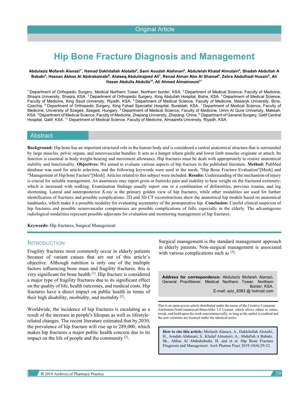 Hip Bone Fracture Diagnosis and Management - DocsLib