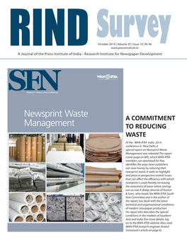 Newsprint Waste Management Was Released