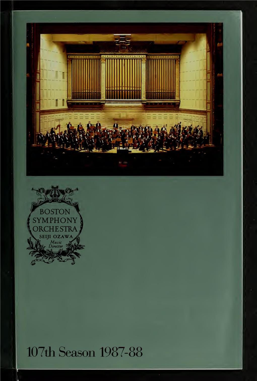 Boston Symphony Orchestra Concert Programs, Season 107, 1987-1988