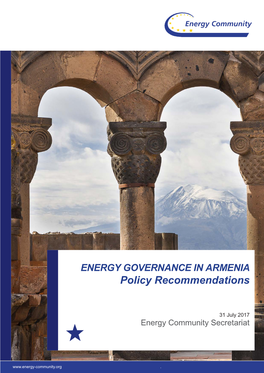 ENERGY GOVERNANCE in ARMENIA Policy Recommendations