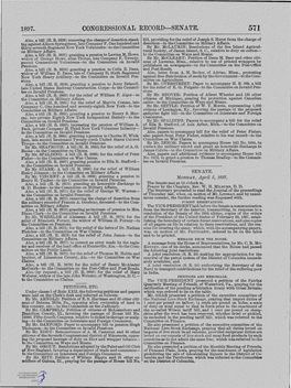 1897. Congressional Record- Senate. 571