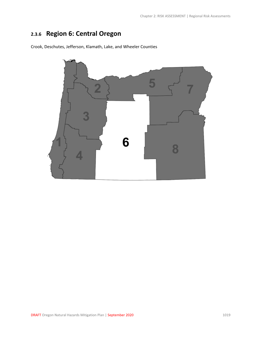 DRAFT Oregon Natural Hazards Mitigation Plan