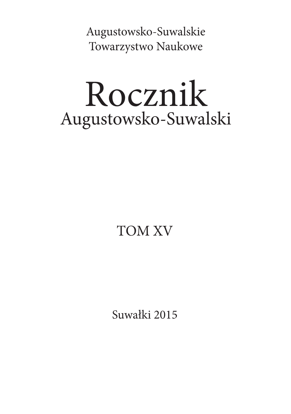 20152014 Redaktor Naczelny Mgr Andrzej Matusiewicz