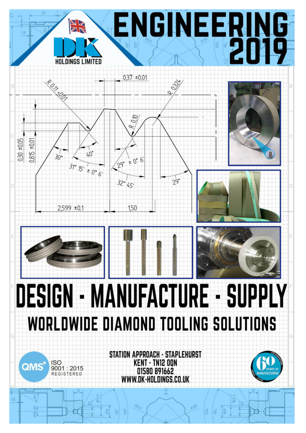 Engineering Industry for Cutting, Drilling, Proﬁ Ling, Grinding and Polishing Etc