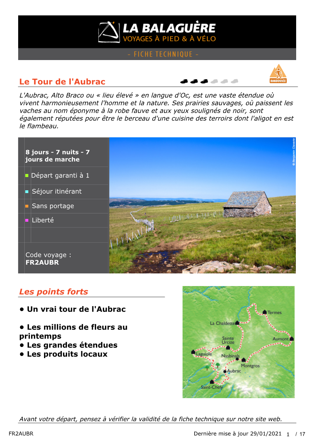 Le Tour De L'aubrac Les Points Forts