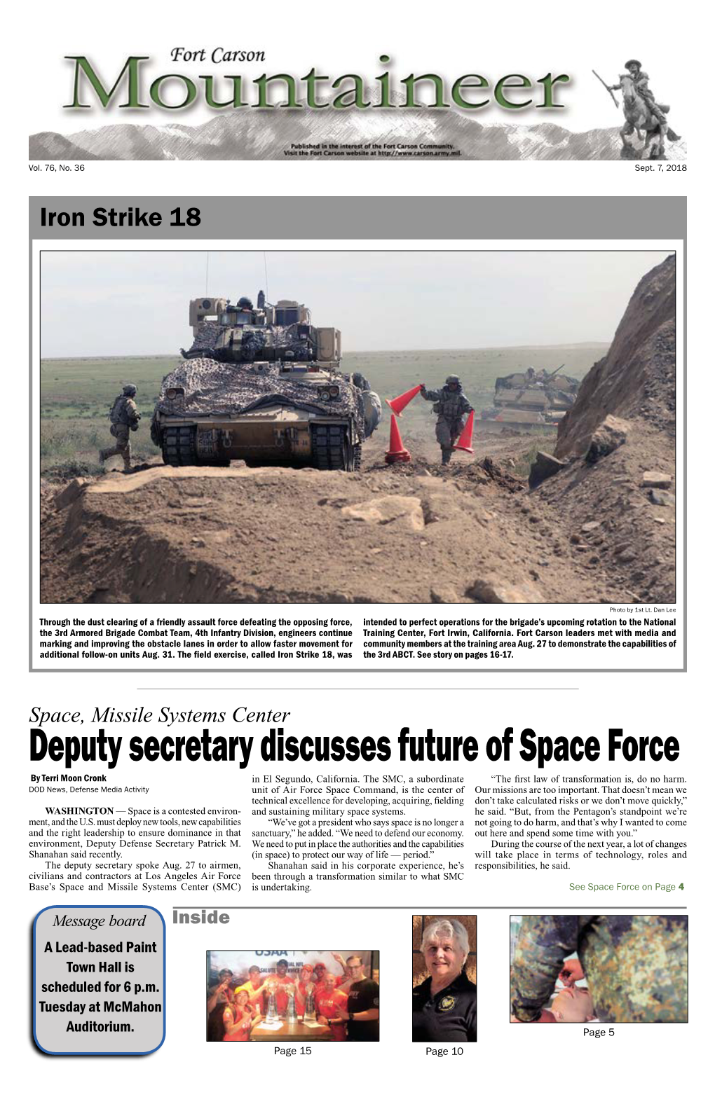 Deputy Secretary Discusses Future of Space Force by Terri Moon Cronk in El Segundo, California
