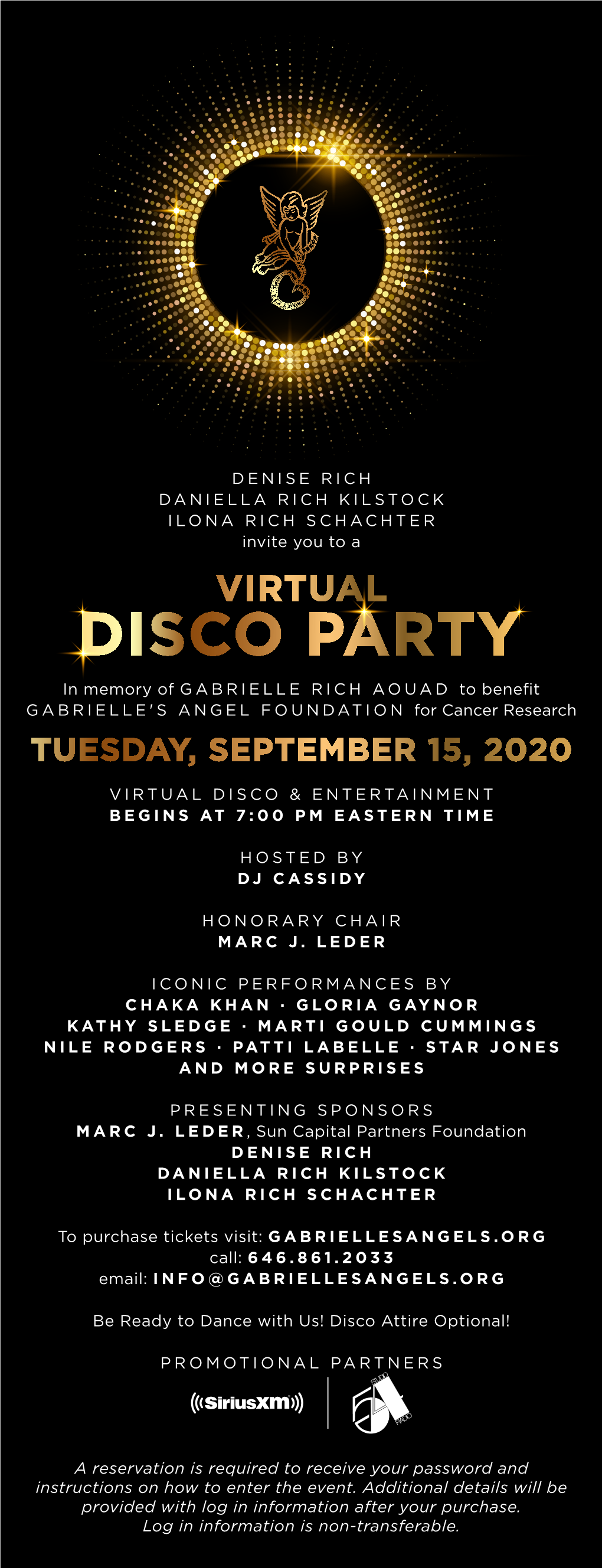 Virtual Disco Party Invite V12