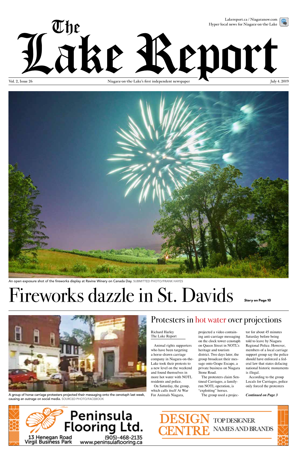 The Fireworks Dazzle in St. Davids