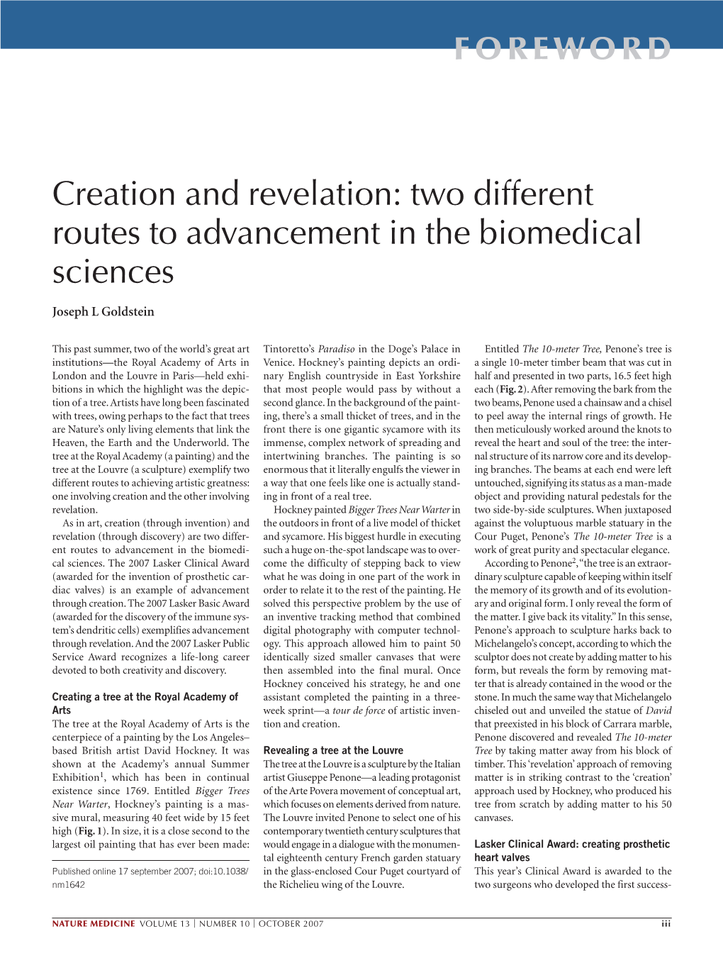 Two Different Routes to Advancement in the Biomedical Sciences