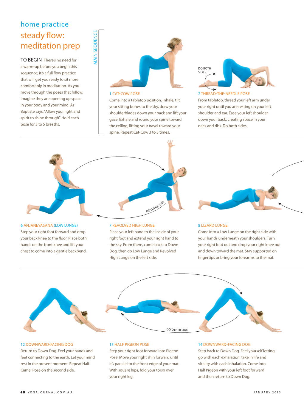 Home Practice Steady Flow: Meditation Prep