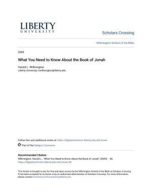 What You Need to Know About the Book of Jonah
