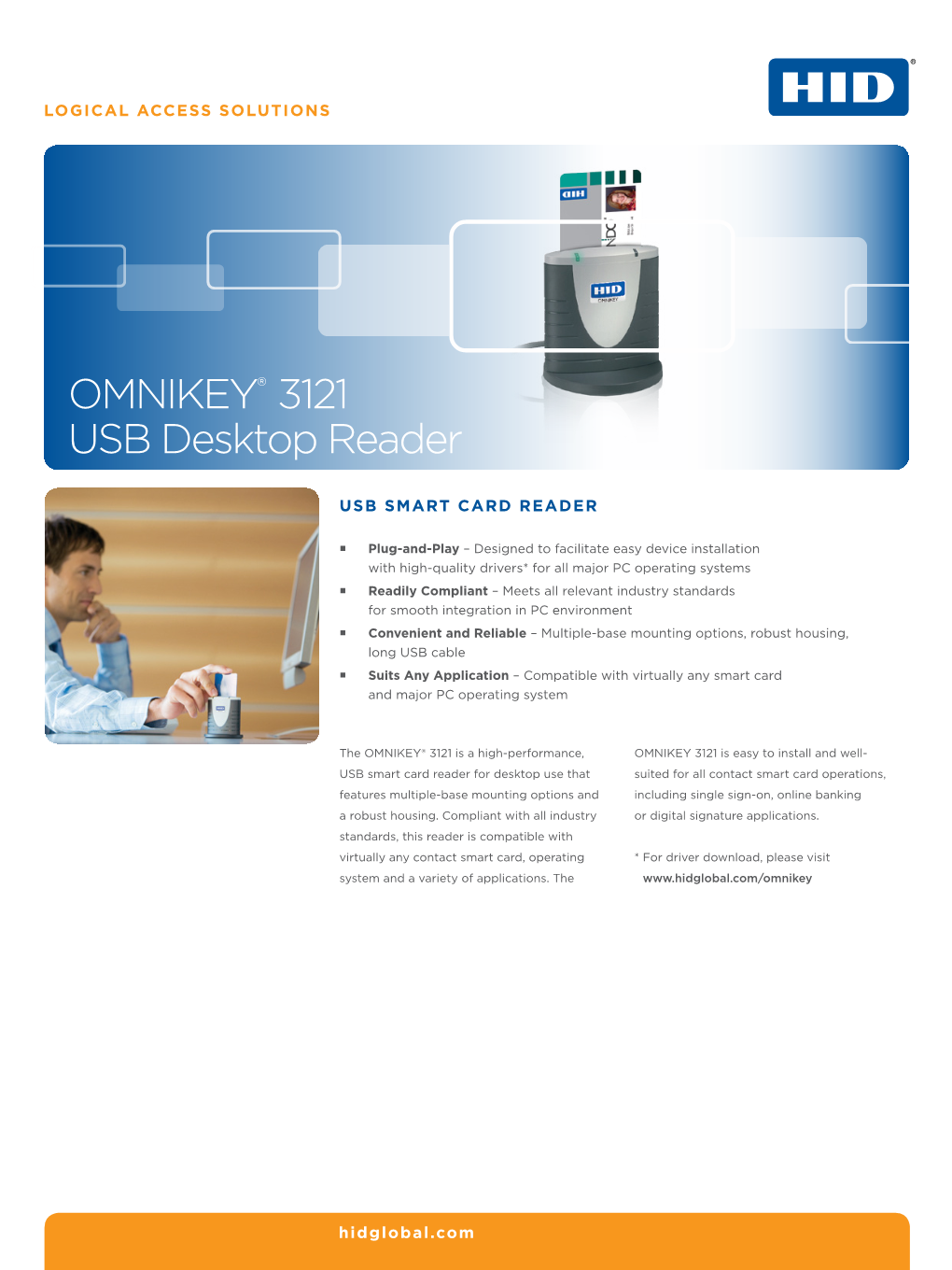 OMNIKEY® 3121 USB Desktop Reader