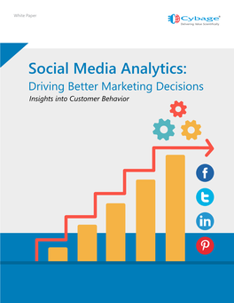 Social Media Analytics: Driving Better Marketing Decisions Insights Into Customer Behavior Introduction Influenced by Economic, Social, Or Political Happenings