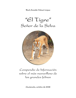 Valvert 2008 El Tigre, Señor De La Selva