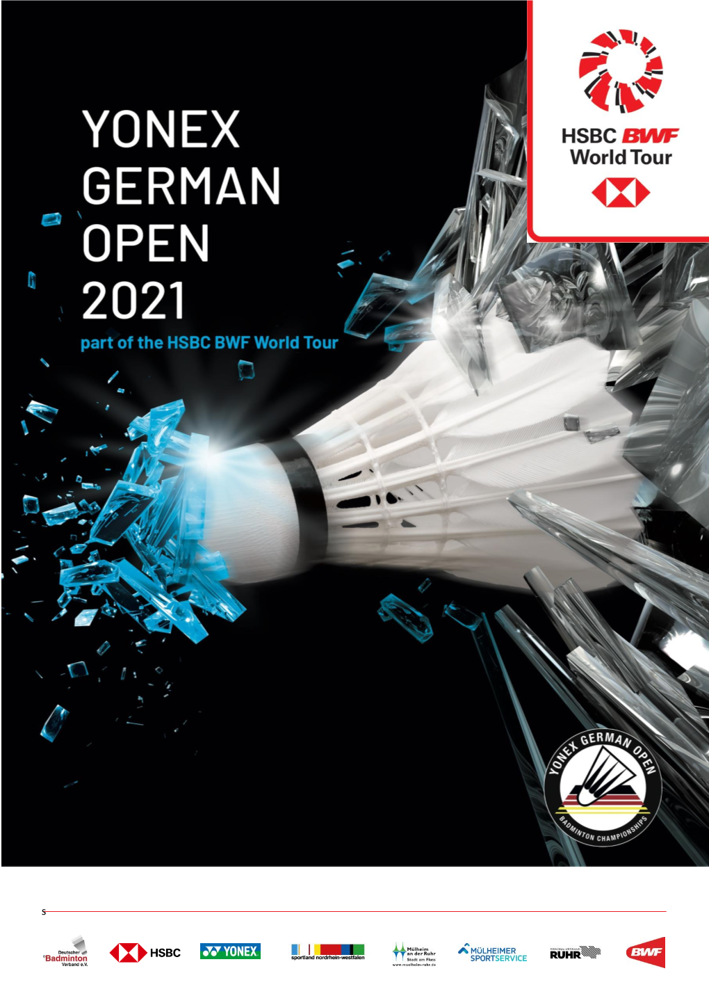 YONEX German Open 2021 Part of the HSBC BWF World Tour Super 300