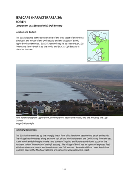 BORTH Component Lcas (Snowdonia): Dyfi Estuary