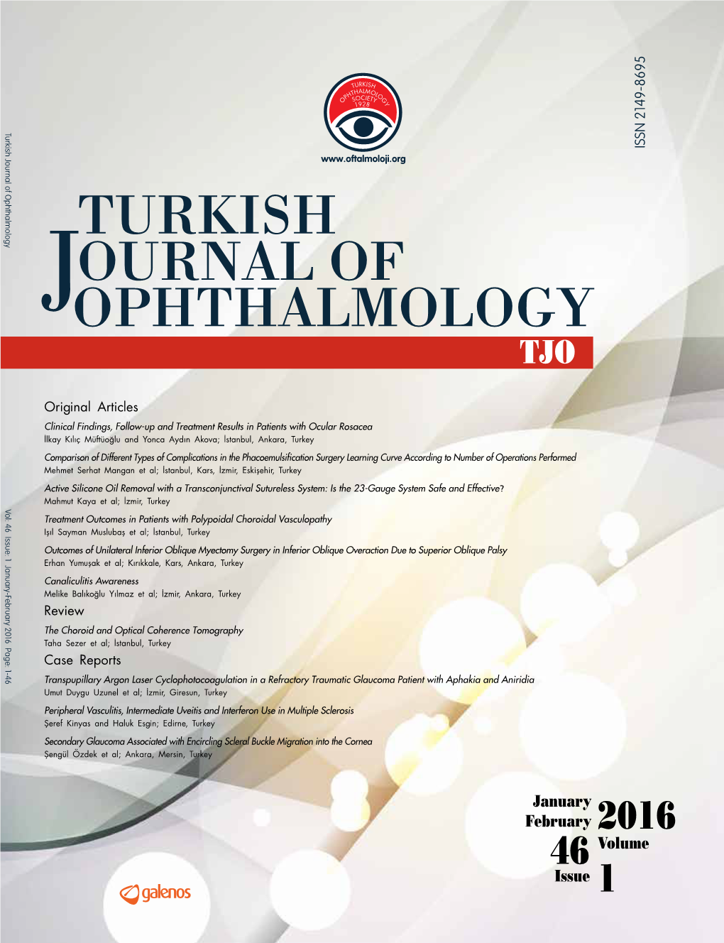 Turkish Ournal of Ophthalmology