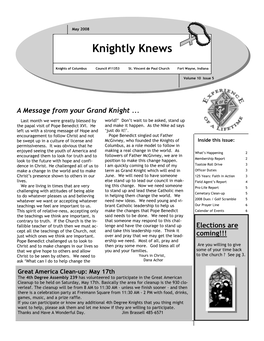 Knightly Knews