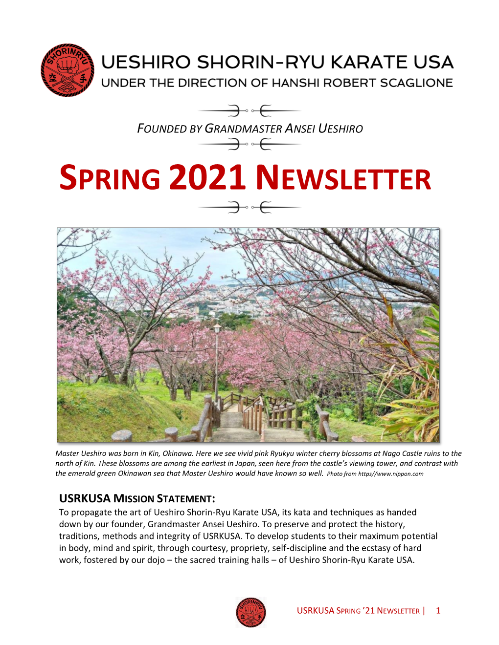 USRKUSA Spring 2021 Newsletter