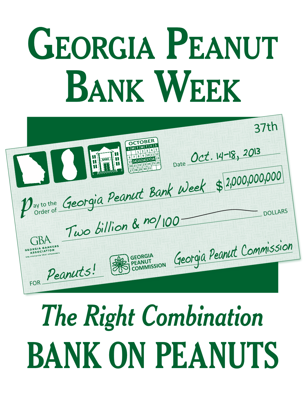 Georgia Peanut Bank Week 37Th