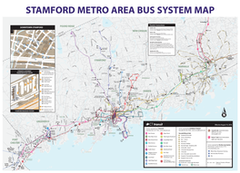 Stamford Metro Area Bus System Map